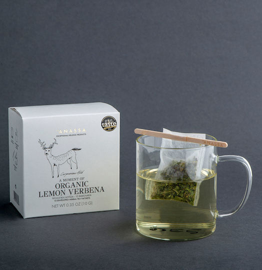 Anassa Organics Lemon Verbena Herbs Blend Organic Product 10 Bags 10gr