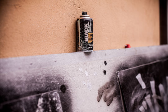 Montana Cans Spray Paint with Matt Effect Black BLK 9001 150ml