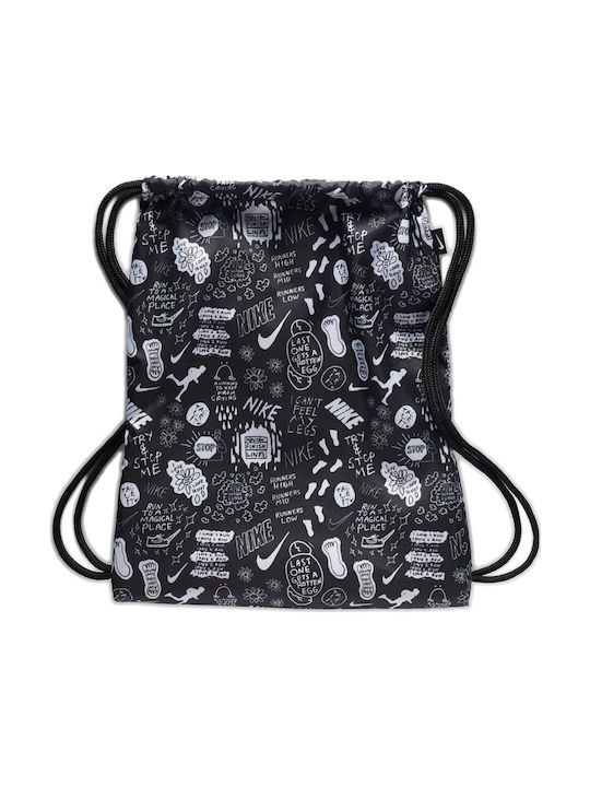 Nike Gymsack Femei Geantă Înapoi Sala de sport Negru