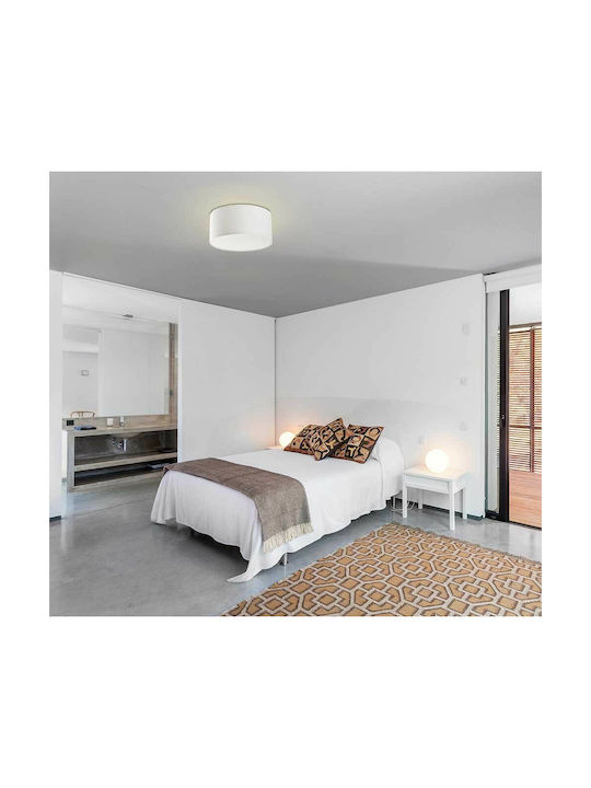 Faro Barcelona Seven Ceiling Mount Light 40cm White with Socket E27