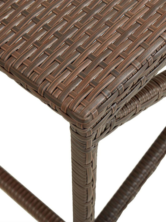 Bancă Exterior Rattan 120x40x43cm