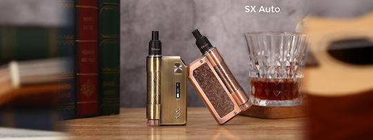 SXmini Auto Squonker Kit Pod Mod 3.5ml cu Baterie Încorporată 1400mAh bronz antic
