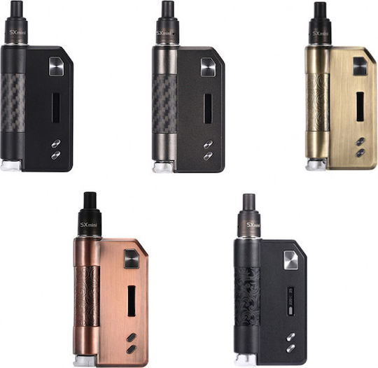 SXmini Auto Squonker Kit Pod Mod 3.5ml cu Baterie Încorporată 1400mAh negru de fum