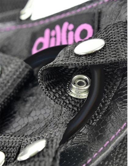 Pipedream Dillio Strap-On Suspender Harness Set Harness με Dildo 16.5cm σε Ροζ Χρώμα