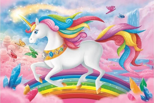 Kids Puzzle Into The Crystal World Of Unicorns for 5++ Years 100pcs Trefl