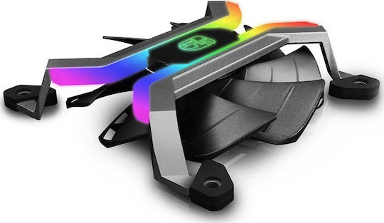 Deepcool MF 120S Case Fan (2000rpm / 45.4cfm) με RGB Φωτισμό και Σύνδεση 3-Pin