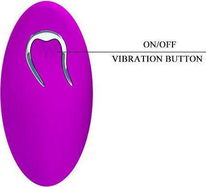 Pretty Love Arvin Vibrator Ei mit Fernbedienung 7cm Lila