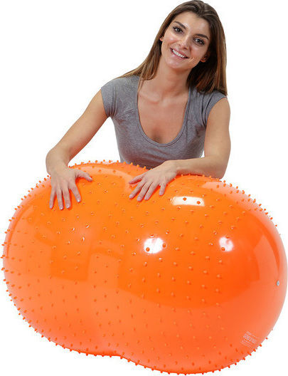 Camelino Sens’O’Roll Μπάλα Pilates 50cm σε Πορτοκαλί Χρώμα