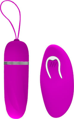 Pretty Love Debby Vibrator Bullet with Remote Control 9cm BI-014405W Purple