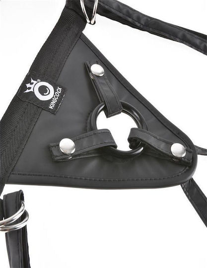 Pipedream King Cock Fit Rite Harness Harness σε Μαύρο Χρώμα