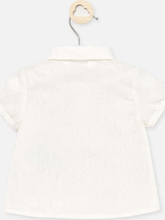 Mayoral Kids One Color Shirt White