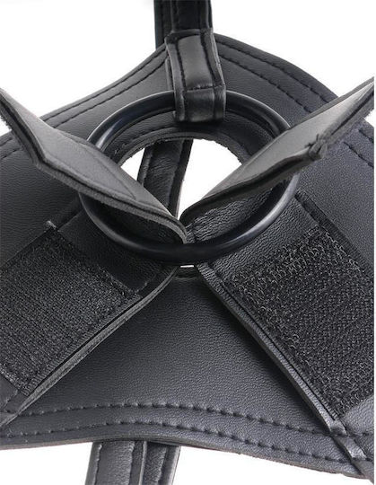 Pipedream King Cock Strap-on Harness Harness με Dildo 23cm σε Μαύρο Χρώμα
