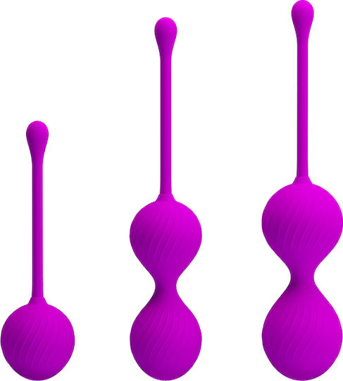 Pretty Love Kegel Balls Three In One Vaginalbälle Lila