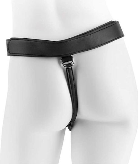 Pipedream King Cock Strap-on Two Cocks One Hole Harnașament cu Dublu Dildo 18cm în Culoare Flesh