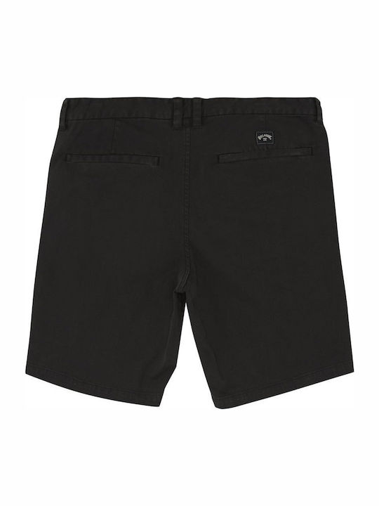 New Order Ανδρική Βερμούδα Chino Μαύρη