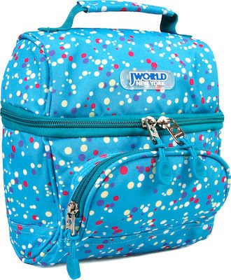 JWorld Corey Isothermal Shoulder Lunch Bag 0.23lt Light Blue L20 x W14 x H22cm