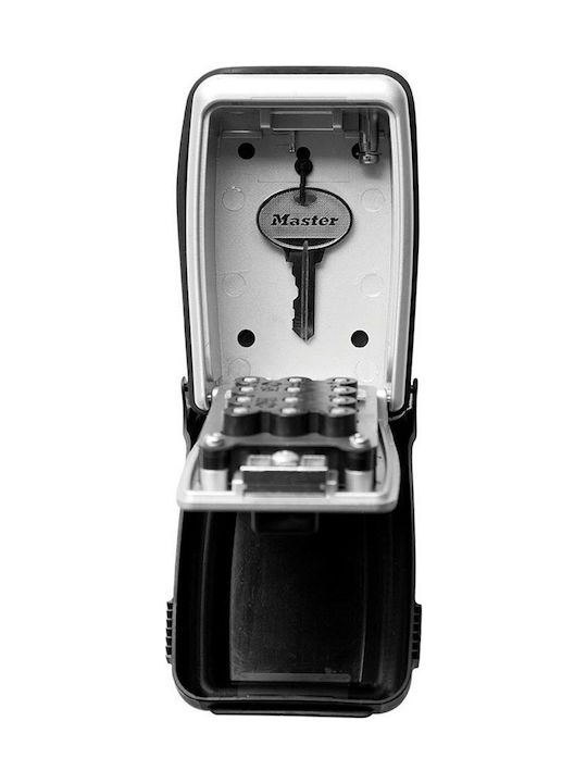 Master Lock Стенен Монтаж Ключодържател с Комбинация Металик с Клавиатура 8.5x6.1x5.2см
