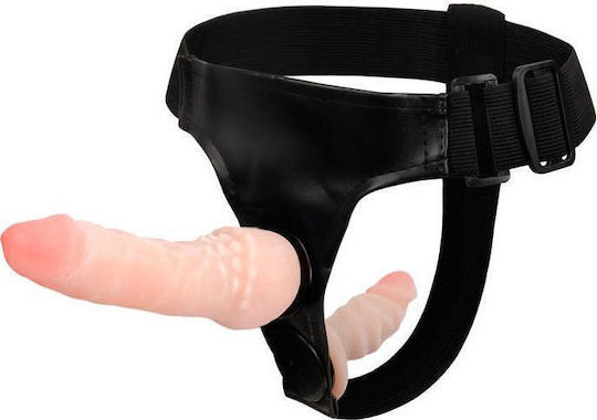 Baile Ultra Female Harness Арсенал с Двойна Дилдо 16.5см в Телесен цвят