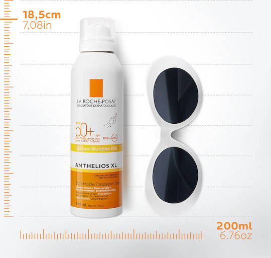 La Roche Posay Anthelios XL Invisible Mist Ultra Light Αδιάβροχο Αντηλιακό Mist για το Σώμα SPF50 200ml