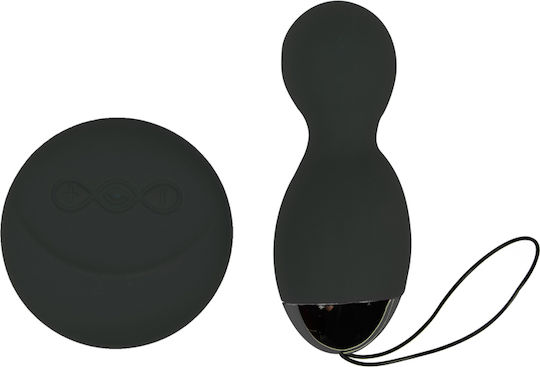 Lelo Hula Beads Mini Δονητής Egg με Απομακρυσμένο Έλεγχο 8cm Μαύρος