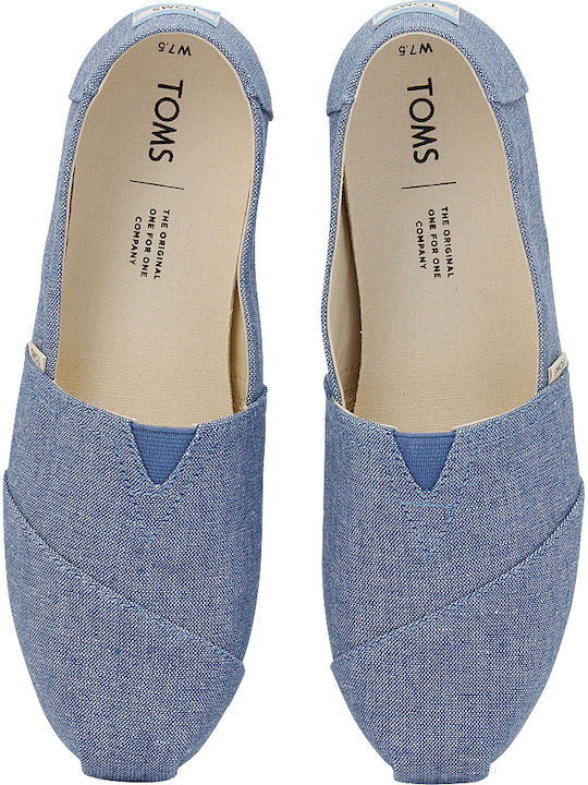 Alpargata Din material textil Espadrile dama în culoarea Albastru deschis