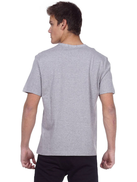 Body Action Men's Short Sleeve T-shirt Light Melange Grey