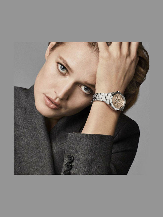 Boss Premiere Women's Watch with Silver Metal Bracelet