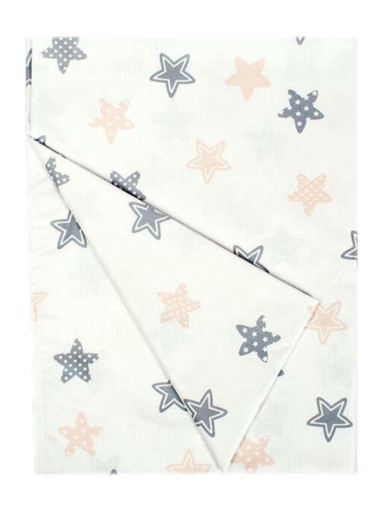 Dimcol Star Musselin-Swaddle-Tuch in Gray Farbe 80x80cm. 1Stück