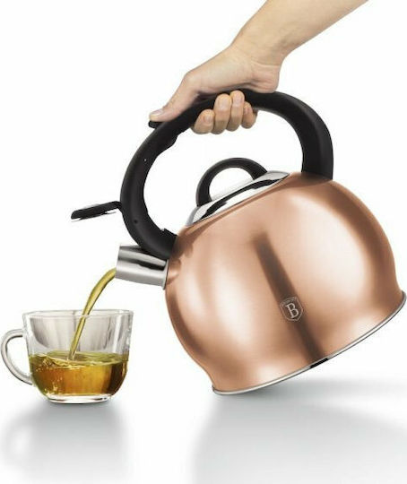 Berlinger Haus Metallic Line Kettle Stainless Steel Rose Gold Collection 3000ml