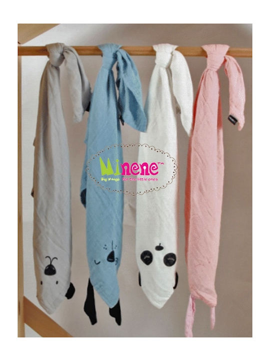 Minene Swaddle Blanket of Muslin Ζωάκι Bamboo 1pcs 85x85cm