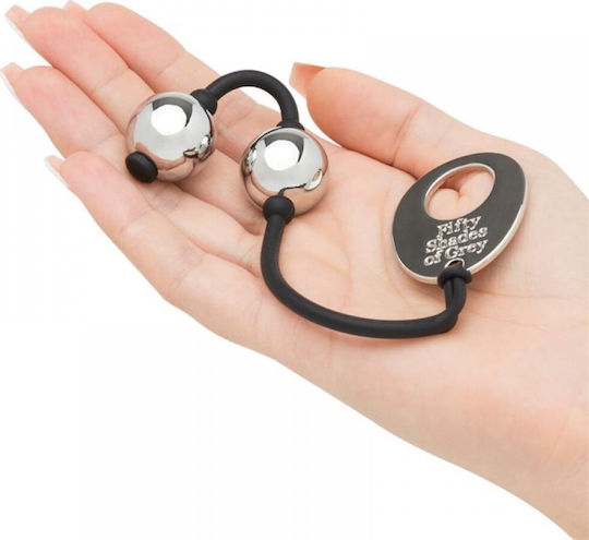 Fifty Shades of Grey Inner Goddess Mini Silver Pleasure Balls Κολπικές Μπάλες Ασημί