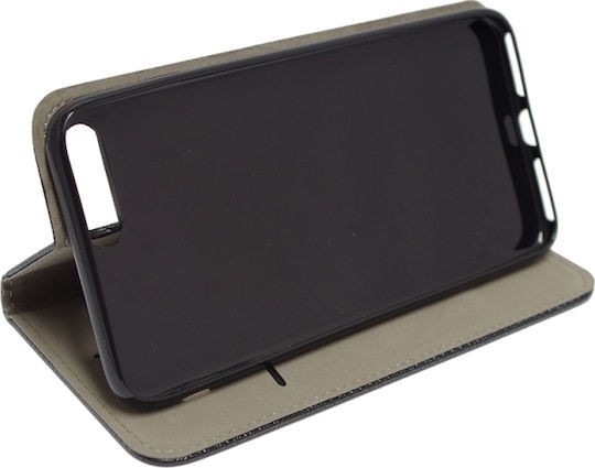 MyMobi Smart Magnet Book Δερματίνης 2mm Μαύρο (iPhone 8 Plus / 7 Plus)