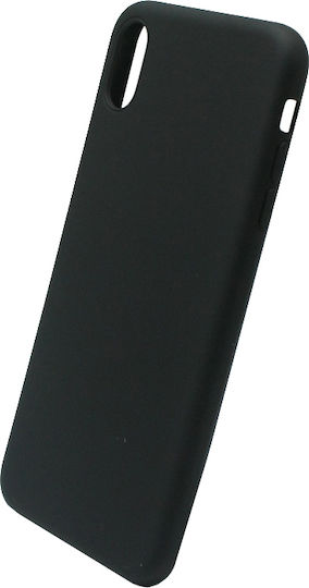 Matt Back Cover Silicone 1.2mm Black (iPhone XS Max)