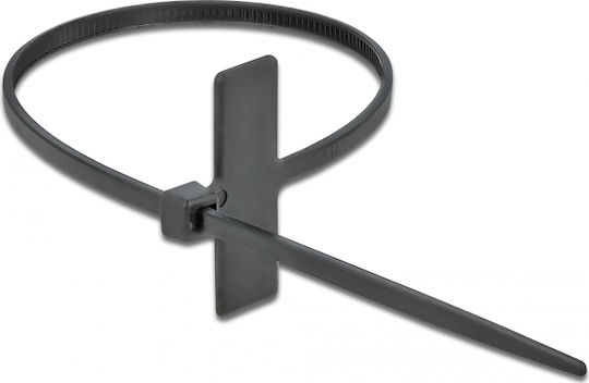 DeLock Δεματικά Καλωδίων Πλαστικά 200mmx2.5mm σε Μαύρο χρώμα (10τμχ) (18959)