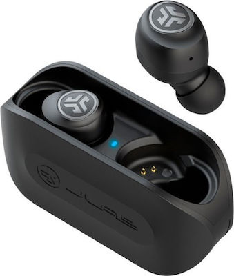 Jlab Go Air In-Ear Bluetooth-Freisprecheinrichtung Kopfhörer mit Ladeetui Schwara