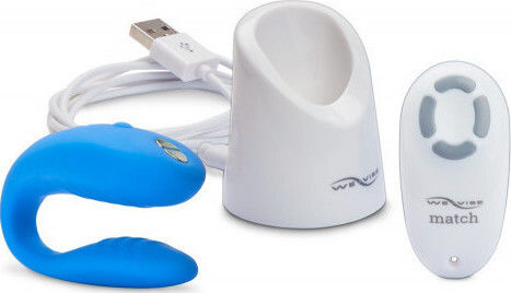 We-Vibe Match Couples vibrator Mini Δονητής για Ζευγάρια 6cm Μπλε