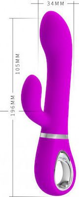 Pretty Love Thomas Vibrator Iepurele 20.5cm BI-014621 Violet