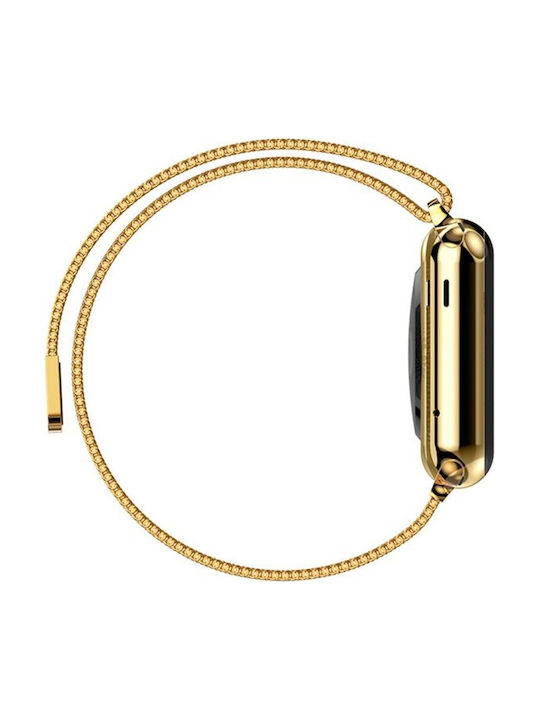 Milanese Loop Λουράκι Μεταλλικό Κίτρινο (Apple Watch 42/44/45mm)