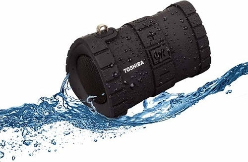 Toshiba TY-WSP100 Waterproof Bluetooth Speaker 6W with Battery Life up to 20 hours Black