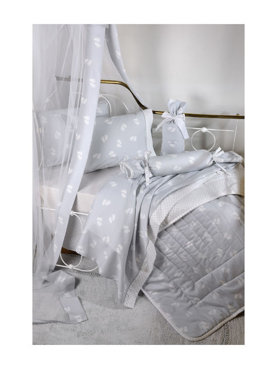 Down Town Home Mosquito Net Crib Baby Feet Tulle 08-0062 Gray 500x200cm