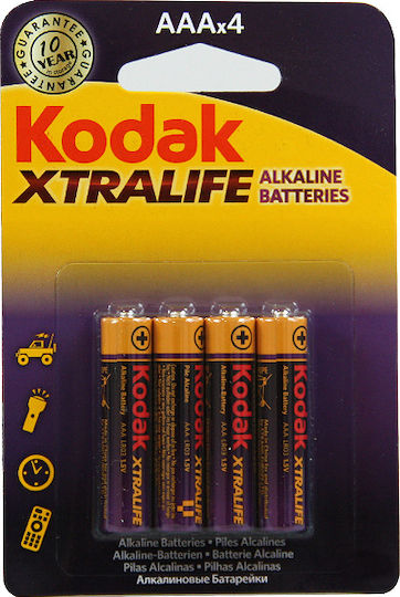 Kodak Xtralife Алкални Батерии AAA 1.5V 4бр