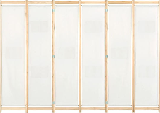 vidaXL Διακοσμητικό Παραβάν Ξύλινο 240x170cm