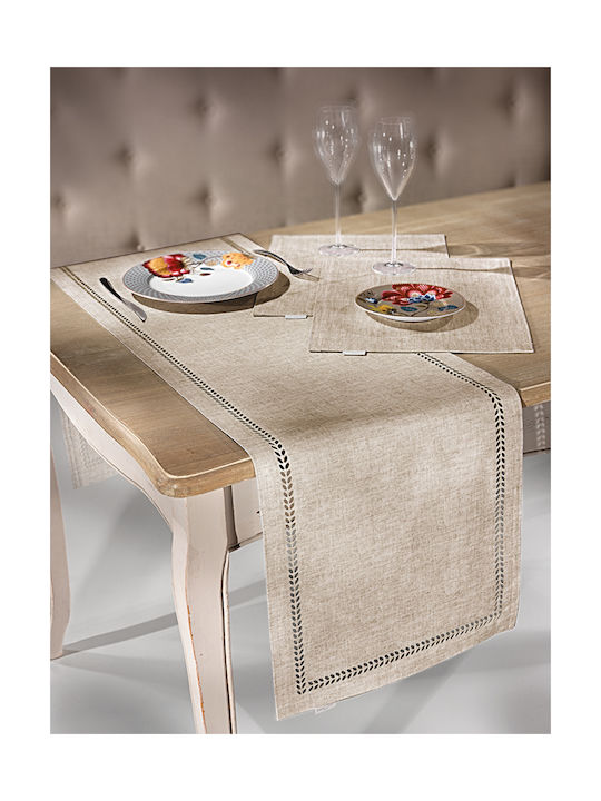 Saint Clair 3007 Placemat Fabric Beige 45x33cm 1pcs