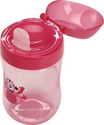 Dr. Brown's Educational Sippy Cup Plastic Pink for 9m+m+ 270ml TC 91001