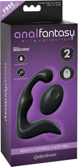 Pipedream Anal Fantasy Elite Collection Vibrator Anal cu Funcție Wireless Black 14.2cm