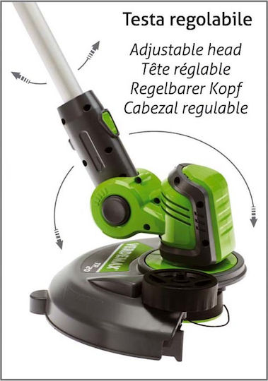 Verdemax TR20 Trimmer Χορτοκοπτικό Ώμου / Χειρός Μπαταρίας 20V 3.75kg