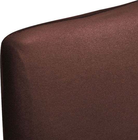 vidaXL Elastic Cover for Chair Brown 6pcs 131423