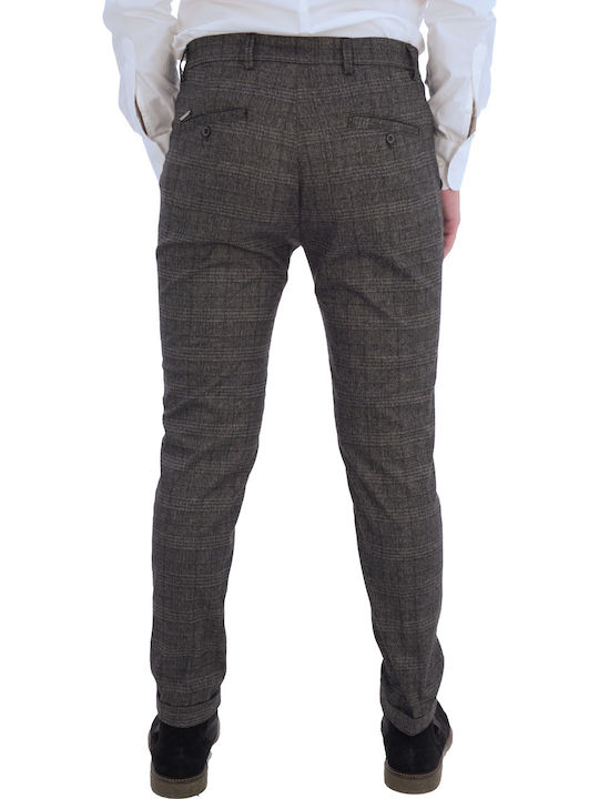 Men's Trousers Vittorio Artist Grey Check