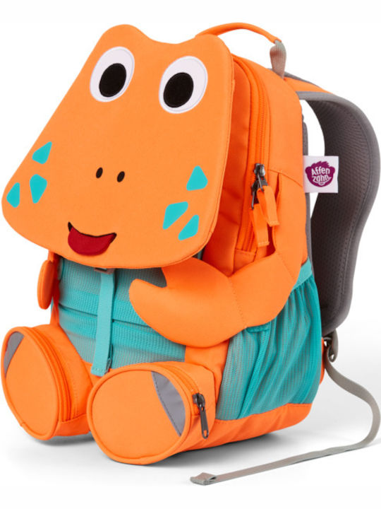 Affenzahn Neon Crab Schulranzen Rucksack Kindergarten in Orange Farbe 8Es