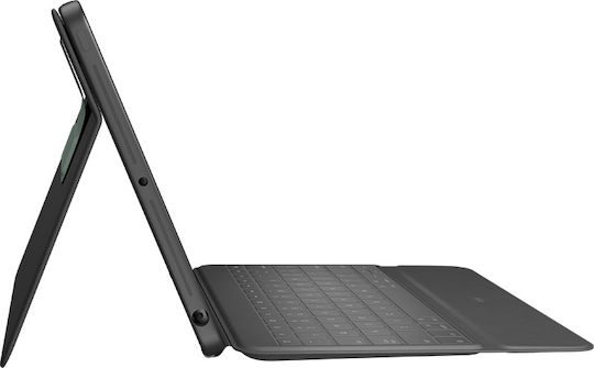 Logitech Rugged Folio Флип капак Устойчив с Клавиатура в Английски Великобритания Графит (iPad 2019/2020/2021 10.2'' - iPad 2019/2020/2021 10.2'') 920-009319
